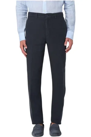 120% Lino Uomo, Pantaloni, Blu, 2Xl, new