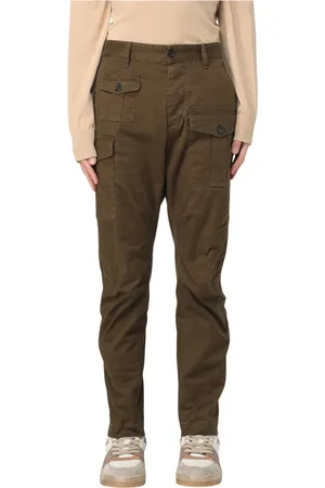 Dsquared2 Uomo, Pantaloni, Verde, XL, new