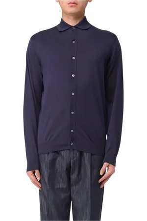 LARDINI Uomo, Maglie, Blu, M, new