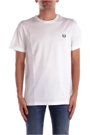 Fred Perry Uomo, Top, Bianco, S, new