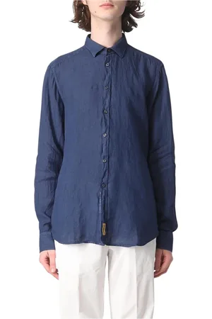 B.D.BAGGIES Uomo, Magliette, Blu, L, new