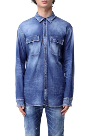 Dsquared2 Uomo, Magliette, Blu, M, new
