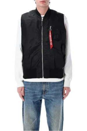 Alpha Industries Uomo, Giacche, Nero, XL, new