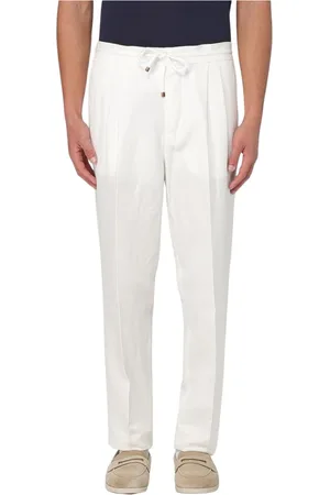 Brunello Cucinelli Uomo, Pantaloni, Bianco, L, new