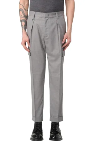 Paolo Pecora Uomo, Pantaloni, Grigio, S, new