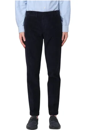 FAY Uomo, Pantaloni, Blu, W40, new
