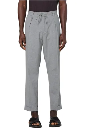 Paolo Pecora Uomo, Pantaloni, Grigio, XS, new