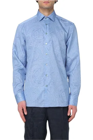 Etro Uomo, Magliette, Blu, XL, new