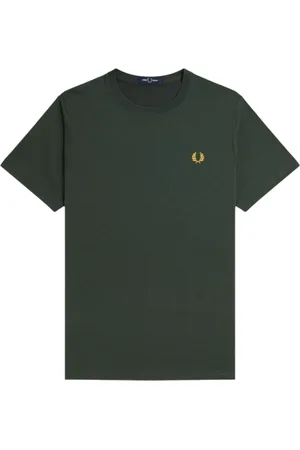 Fred Perry Uomo, Top, Verde, M, new