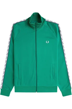 Fred Perry Uomo, Felpe, Verde, S, new