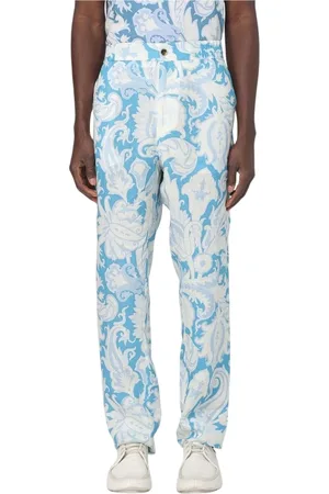 Etro Uomo, Pantaloni, Blu, M, new