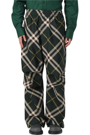 Burberry Uomo, Pantaloni, Verde, M, new