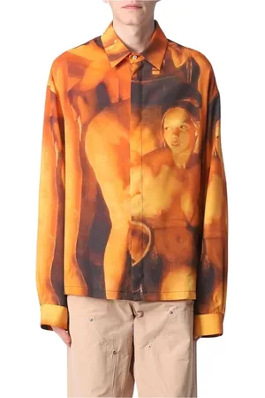 424 FAIRFAX Uomo, Magliette, Arancione, L, new