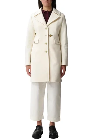 FAY Donna, Cappotti, Bianco, M, new