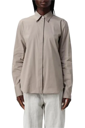 Brunello Cucinelli Donna, Camicette , Marrone, L, new