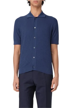 Paolo Pecora Uomo, Maglie, Blu, M, new