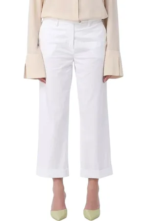 RE-HASH Donna, Pantaloni, Bianco, W31, new