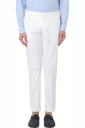 PT Torino Uomo, Pantaloni, Bianco, XL, new