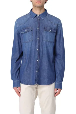 Dondup Uomo, Magliette, Blu, XL, new