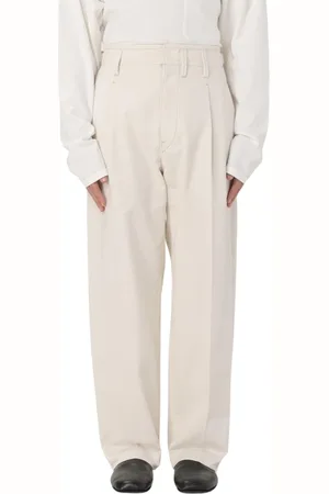 LEMAIRE Uomo, Pantaloni, Bianco, S, new