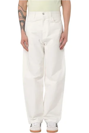 Carhartt Uomo, Pantaloni, Bianco, W29, new