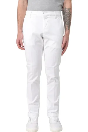 Dondup Uomo, Pantaloni, Bianco, W34, new
