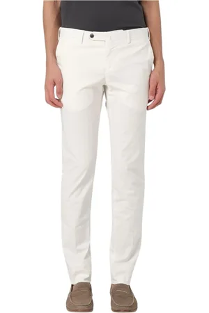 PT Torino Uomo, Pantaloni, Bianco, 2Xl, new