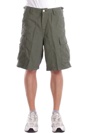 Carhartt Uomo, Pantaloncini, Verde, W31, new