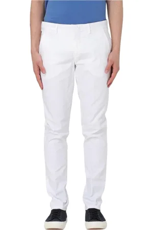 PT Torino Uomo, Pantaloni, Bianco, W30, new