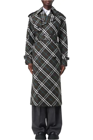 Burberry Donna, Cappotti, Verde, 3Xs, new