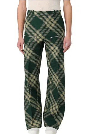 Burberry Uomo, Pantaloni, Verde, L, new