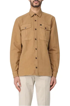 FAY Uomo, Magliette, Marrone, M, new