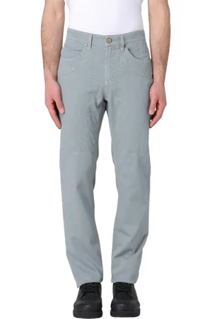 Jeckerson Uomo, Pantaloni, Grigio, W34, new