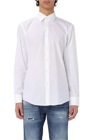 HUGO BOSS Uomo, Magliette, Bianco, XL, new