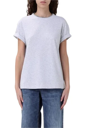 Brunello Cucinelli Donna, Top, Grigio, XS, new