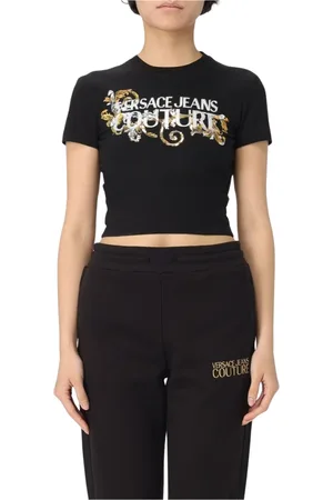 VERSACE Donna, Top, Nero, L, new