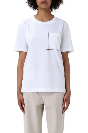 Brunello Cucinelli Donna, Top, Bianco, M, new