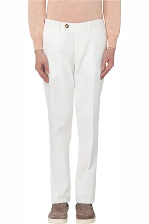 Brunello Cucinelli Uomo, Pantaloni, Bianco, L, new