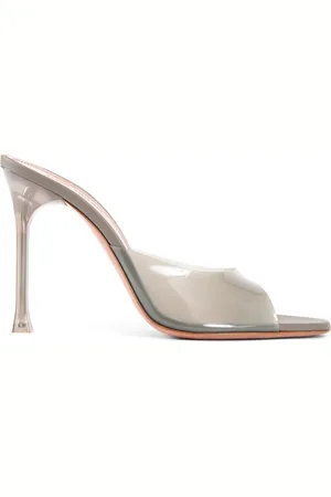 Amina Muaddi Donna, Scarpe, Grigio, 36 1/2 EU, new