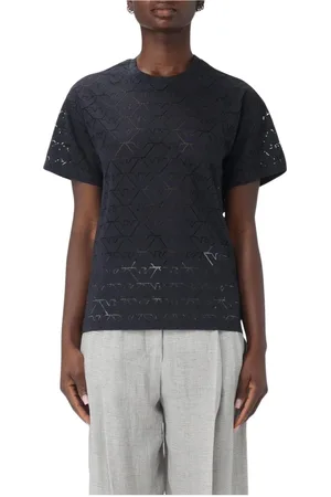 Emporio Armani Donna, Top, Blu, S, new