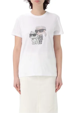 Karl Lagerfeld Donna, Top, Bianco, S, new