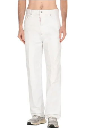 Dsquared2 Uomo, Pantaloni, Bianco, S, new