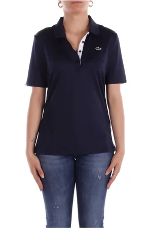 Lacoste Donna, Top, Blu, 2Xs, new