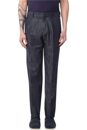 LARDINI Uomo, Pantaloni, Blu, L, new