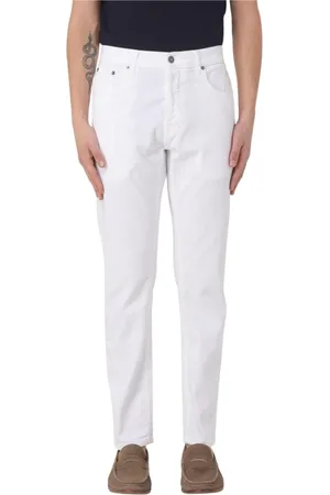 Dondup Uomo, Jeans, Bianco, W33, new
