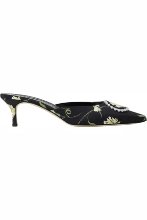 Manolo Blahnik Donna, Scarpe, Nero, 37 1/2 EU, new