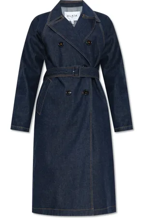Alaïa Donna, Cappotti, Blu, S, new
