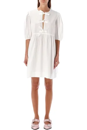 Ganni Donna, Abiti, Bianco, M, new