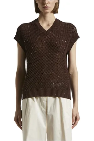 PESERICO SIGN Donna, Maglie, Marrone, XS, new