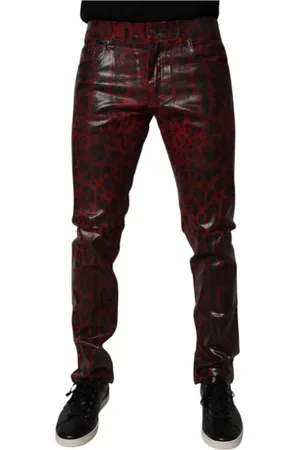 Dolce & Gabbana Uomo, Pantaloni, Rosso, M, new